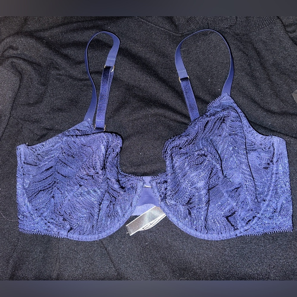 Victoria's Secret Deep Blue Lace Bra
